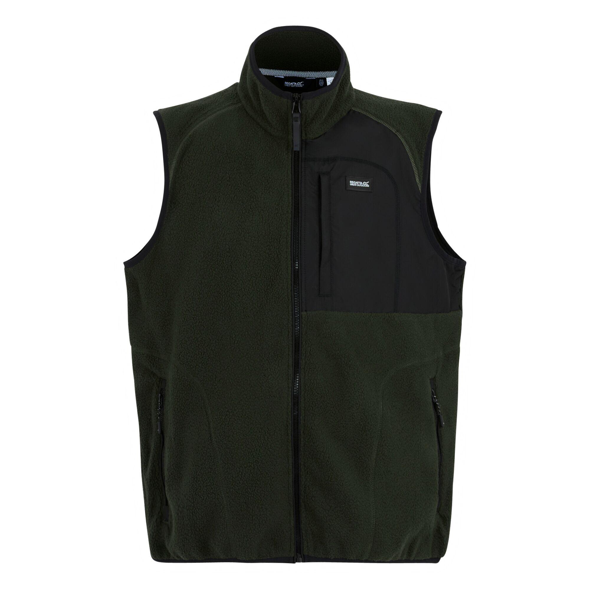 Gilet sans manches entièrement zippé en tissu borg pour homme Frankie 6/7