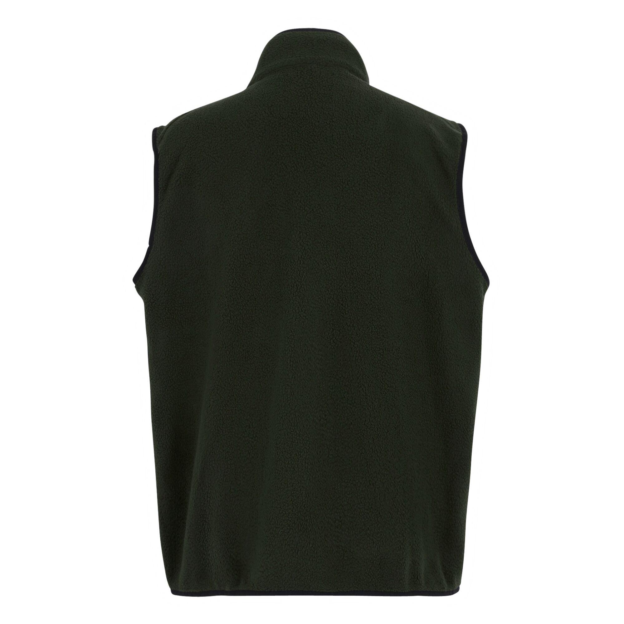 Gilet sans manches entièrement zippé en tissu borg pour homme Frankie 7/7