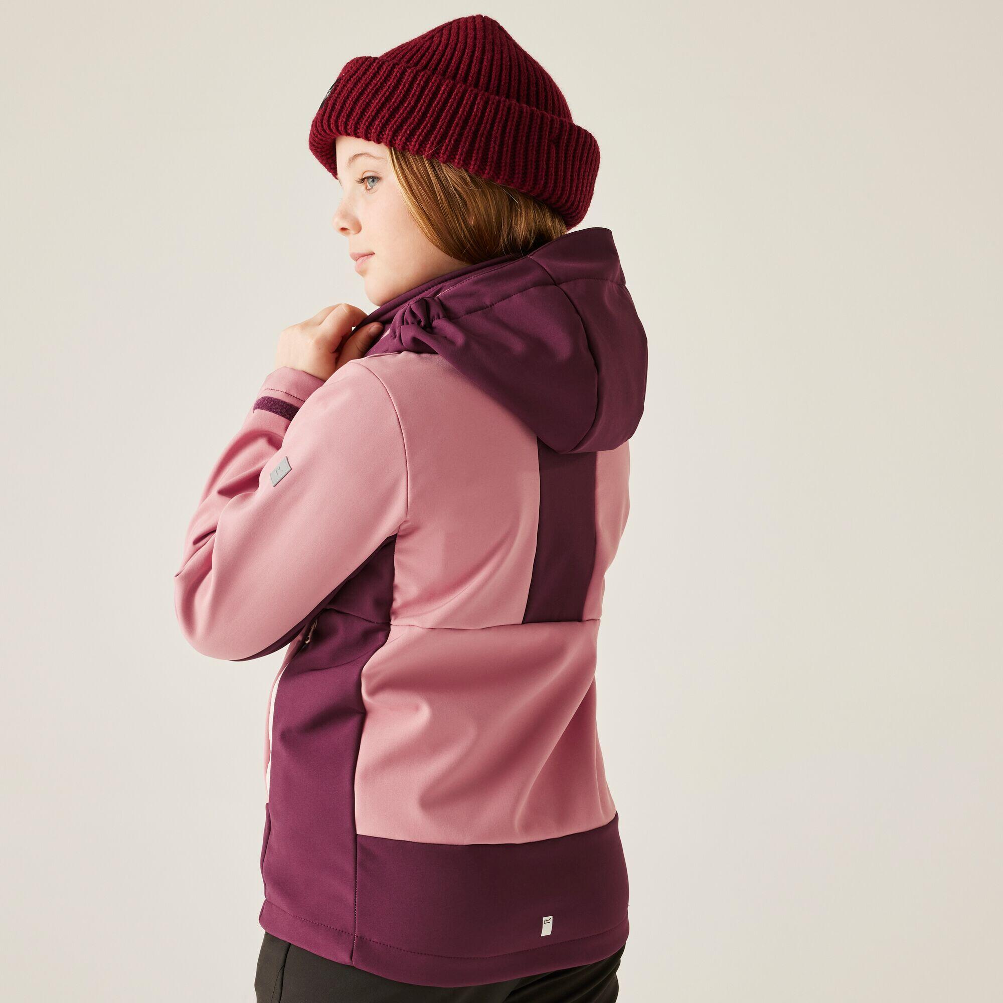 Giacca softshell traspirante e antivento da bambino Haydenbury con cappuccio 2/7