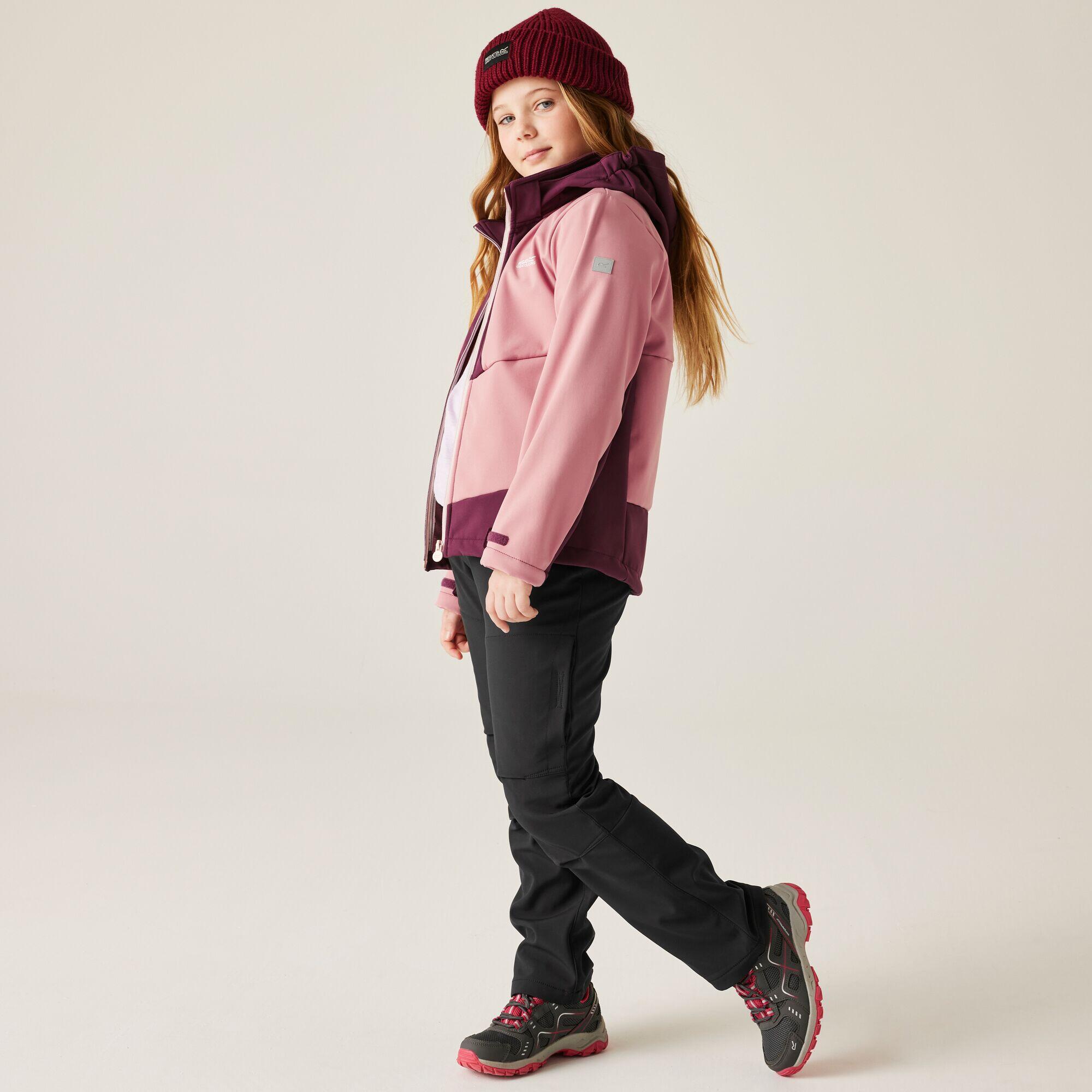 Giacca softshell traspirante e antivento da bambino Haydenbury con cappuccio 3/7