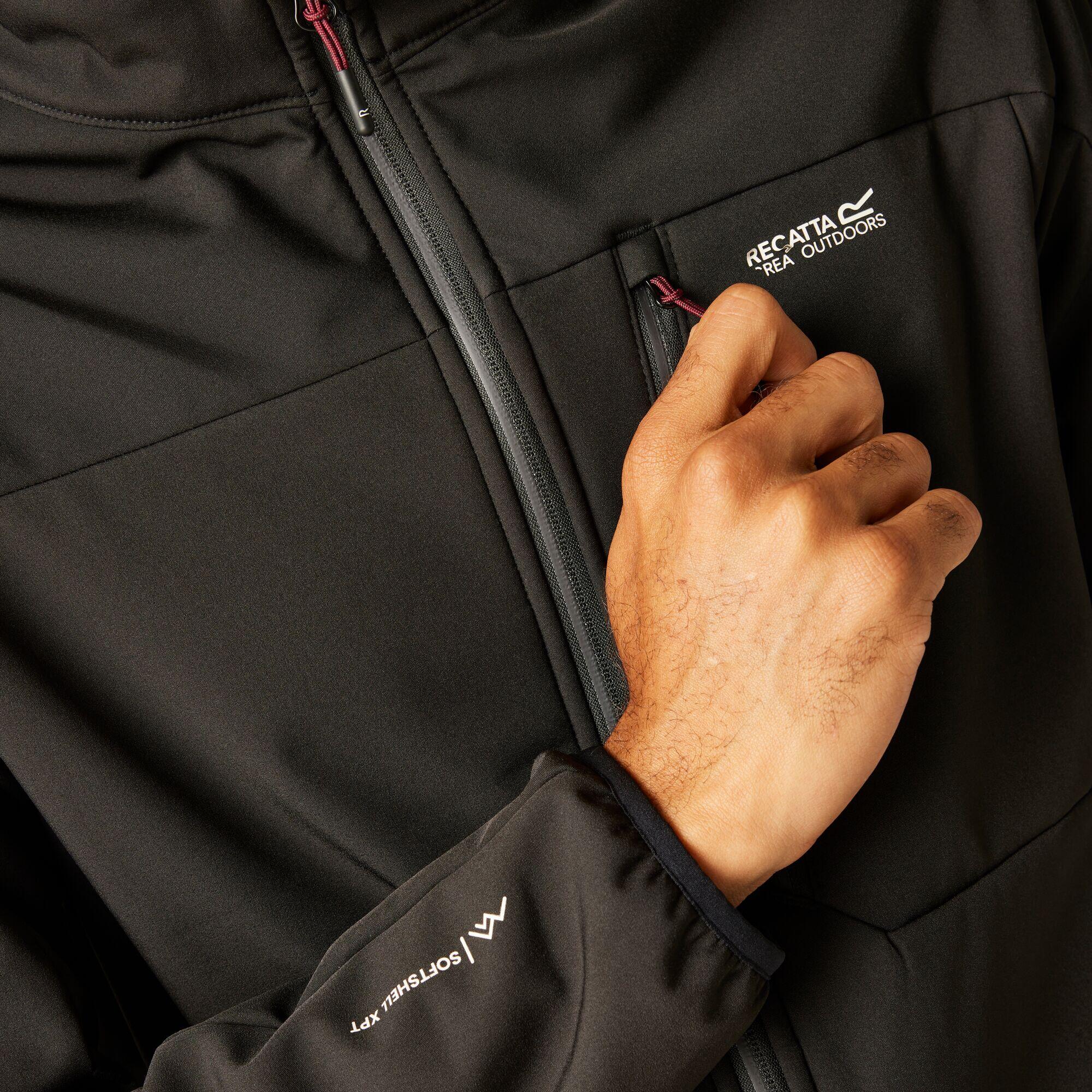 Giacca softshell stretch da uomo Moutdale, antivento 6/7