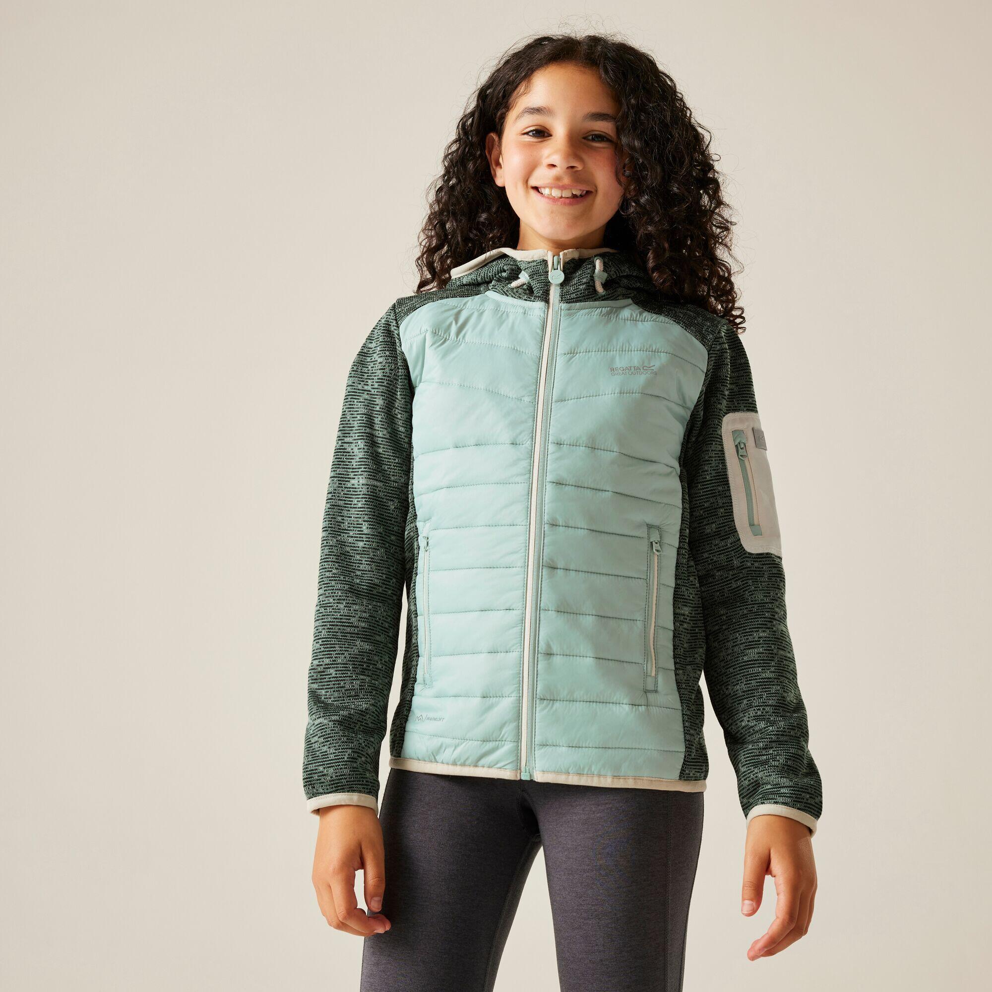 Regatta - Veste Newhill Rembourrée Hybride, Isolante Et Durable Pour Enfants - Doudoune Synthétique - Vert - Decathlon