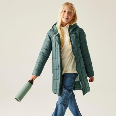 Embrie Longline Wasserabweisende Baffle-Jacke für Kinder