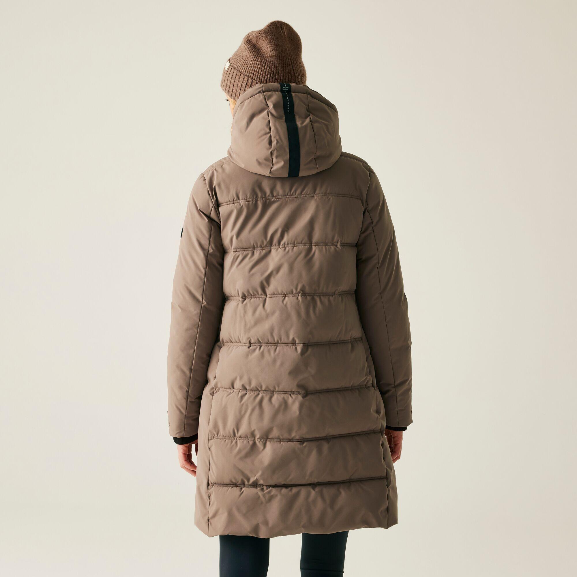 Giacca lunga idrorepellente imbottita da donna Eryn 2/7