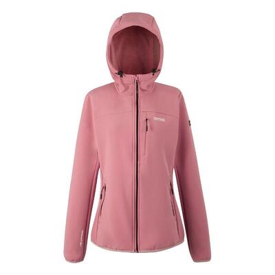 Ossek waterafstotende winddichte softshell-jas met capuchon voor dames