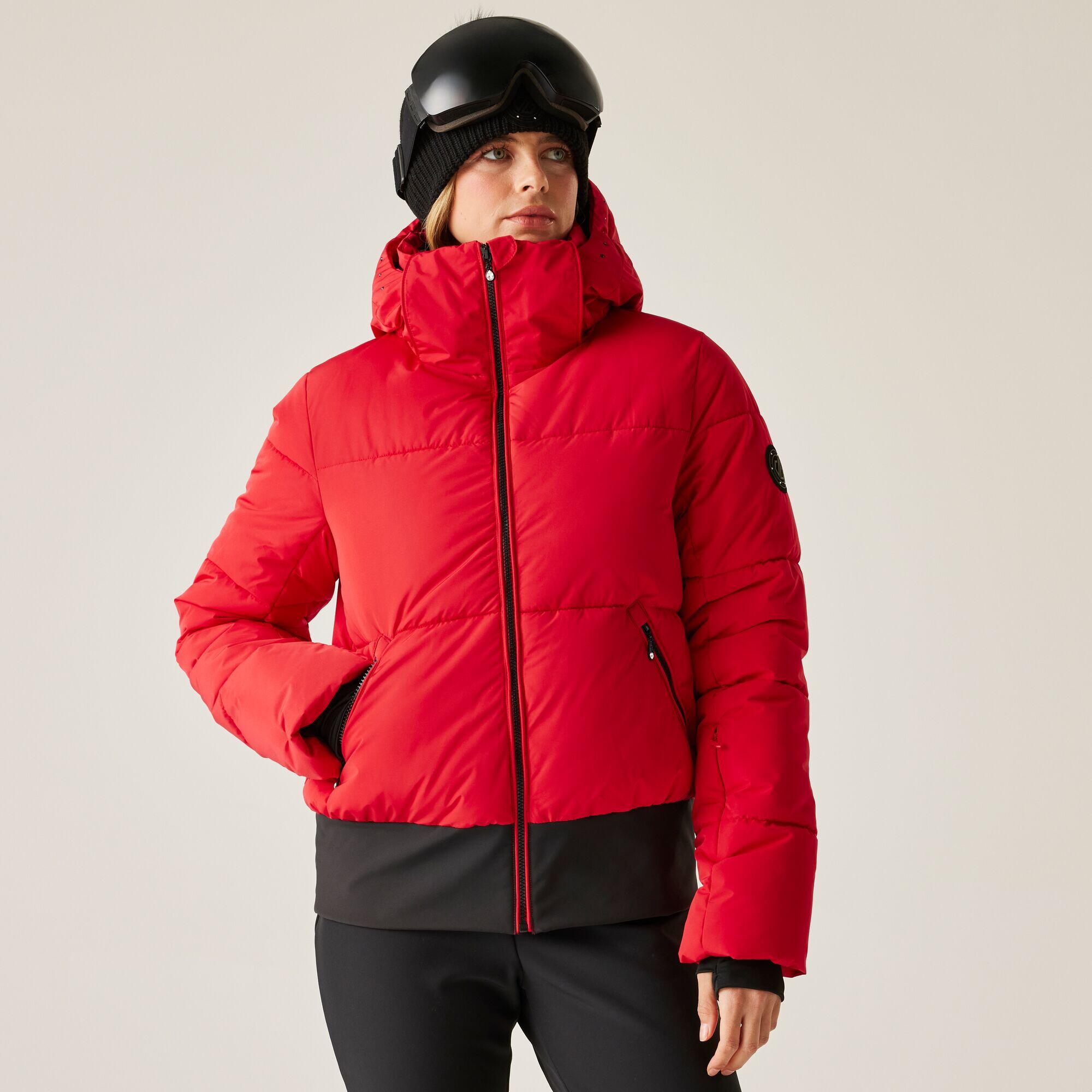 Dare 2b - Veste De Ski Glitz Matelassée Imperméable Et Isolée Pour Femme - Doudoune Synthétique - Rouge - Decathlon
