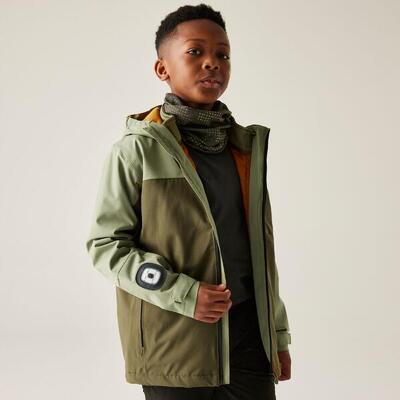 Trekktain 3-in-1 rekbare ademende waterdichte jas voor kinderen