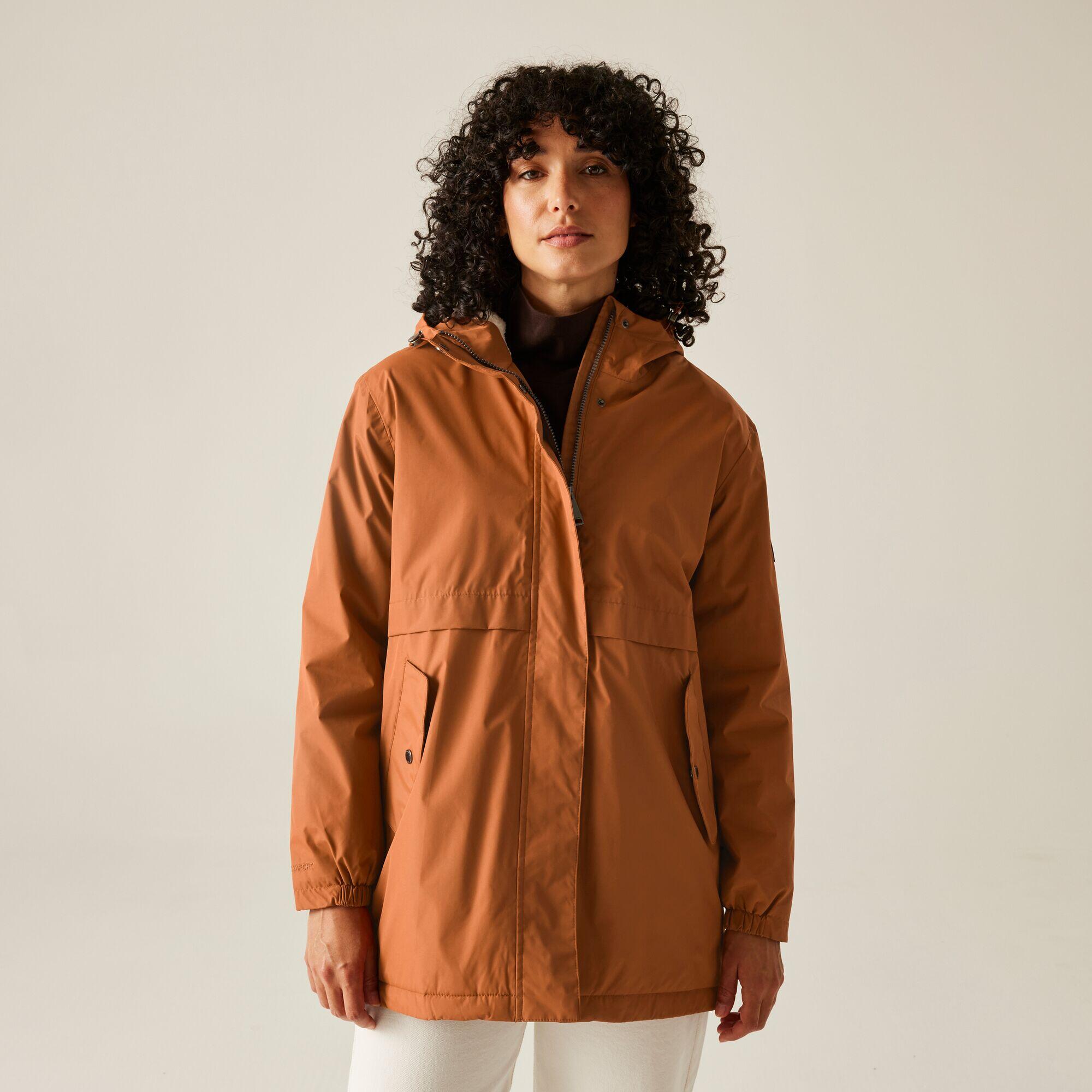 Regatta - Veste Brielly À Capuche, Imperméable, Respirante Et Isolée Pour Femme - Doudoune Synthétique - Beige|kaki - Decathlon