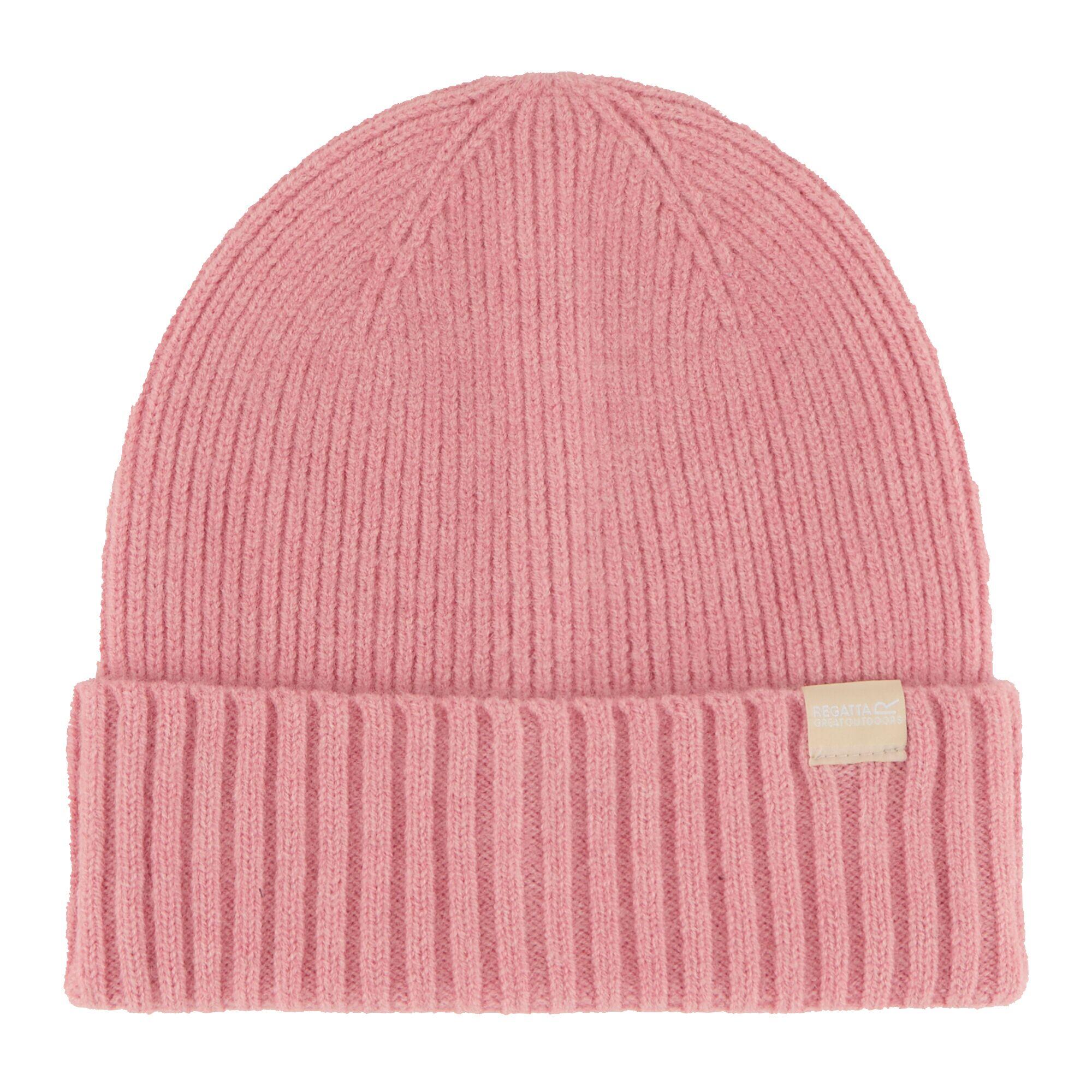 Gerippte Basic-Beaniemütze für Damen 2/2