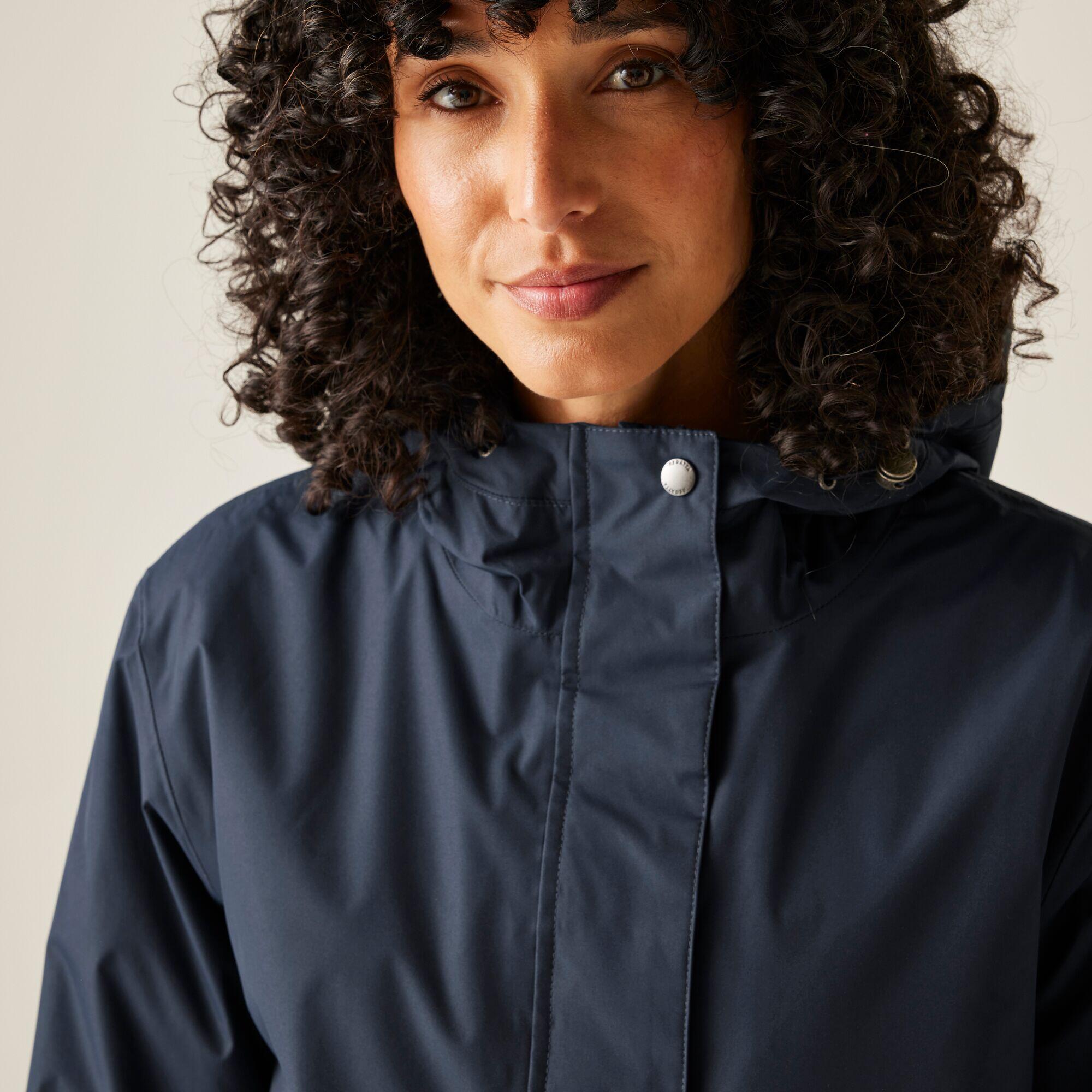 Brielly waterdichte ademende isolerende jas met capuchon voor dames 6/7