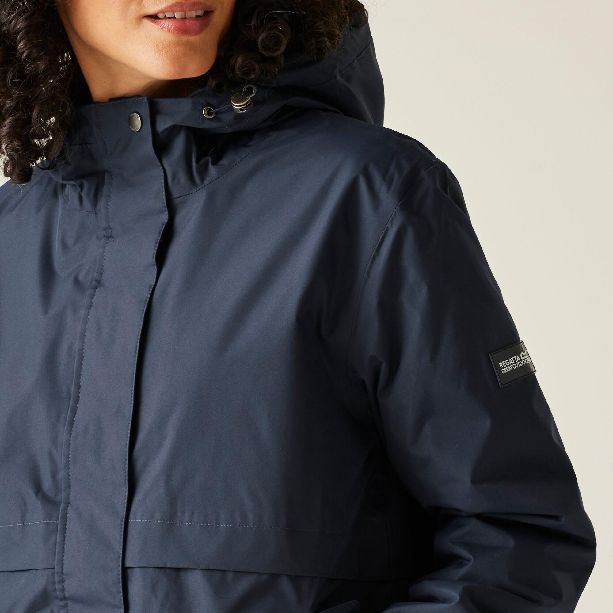 Brielly waterdichte ademende isolerende jas met capuchon voor dames 5/7