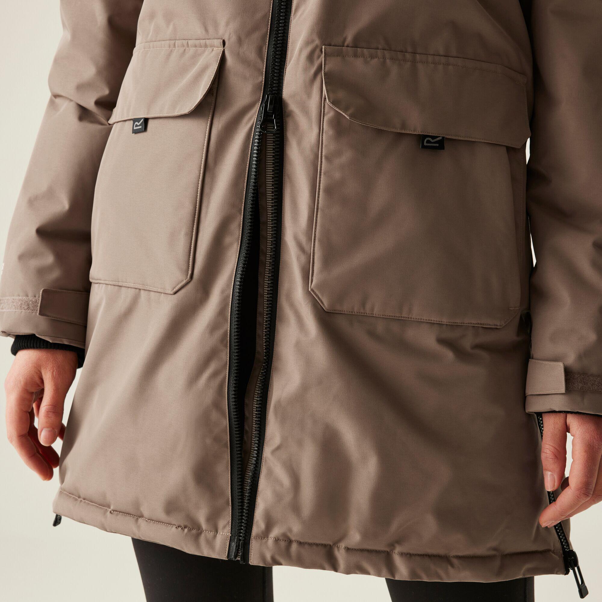 Veste longue Gwynn à capuche, respirante, imperméable et isolée pour femme 6/7