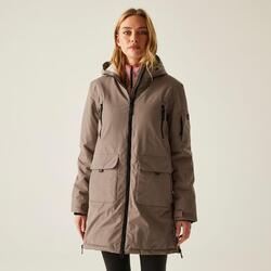 Veste longue Gwynn à capuche, respirante, imperméable et isolée pour femme