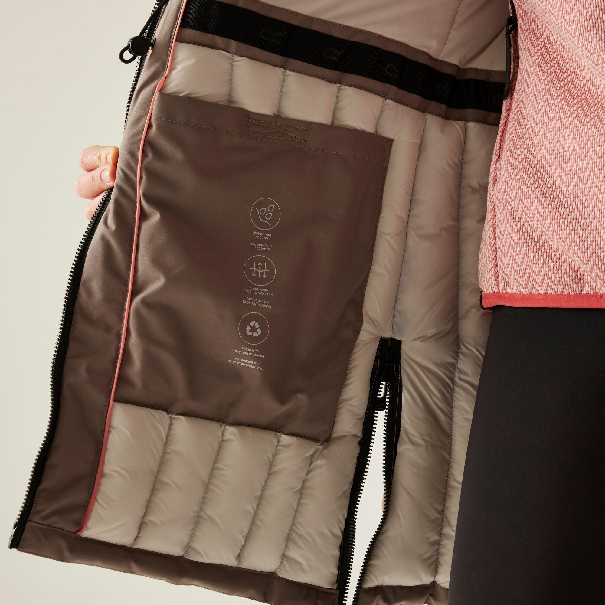 Veste longue Gwynn à capuche, respirante, imperméable et isolée pour femme 5/7