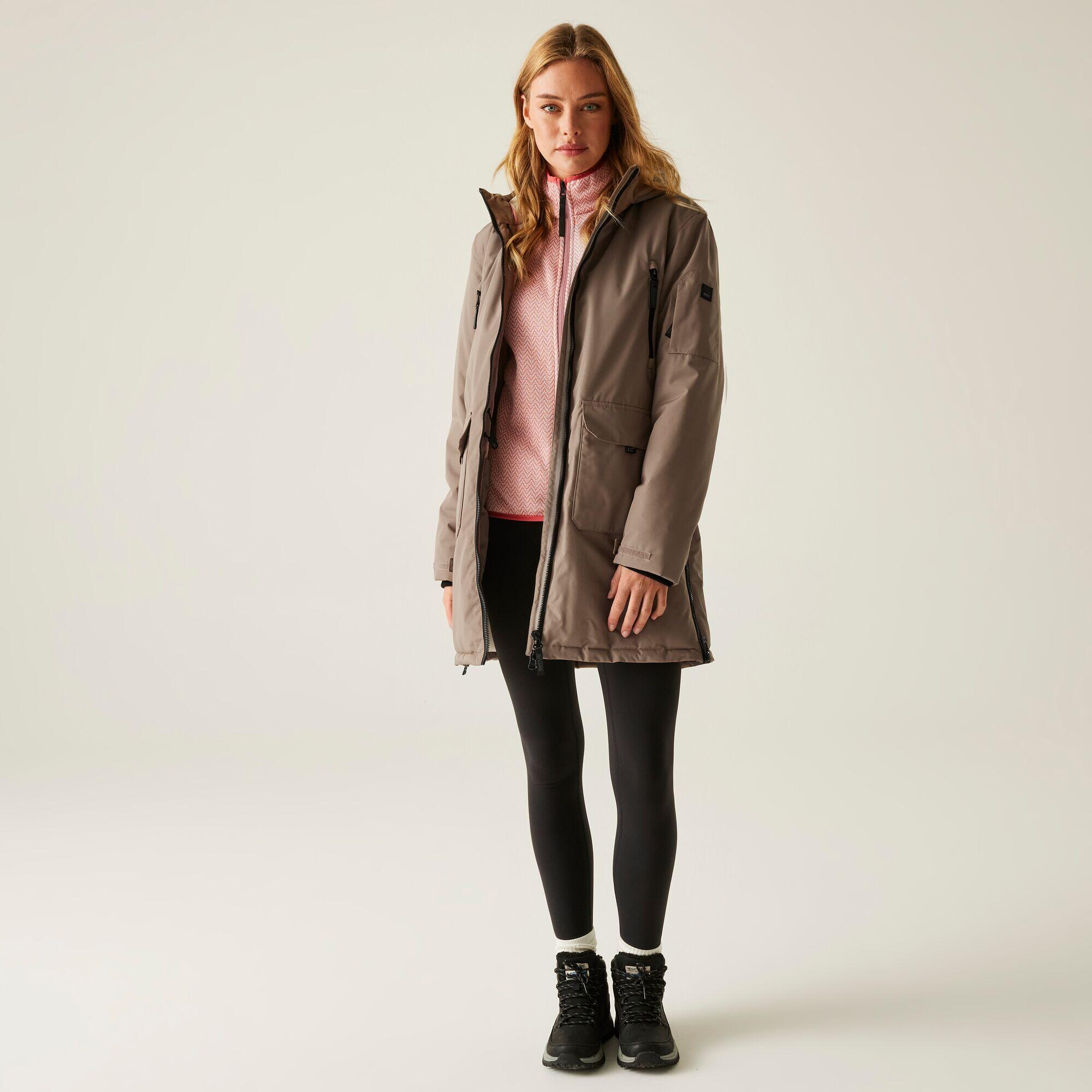 Veste longue Gwynn à capuche, respirante, imperméable et isolée pour femme 3/7