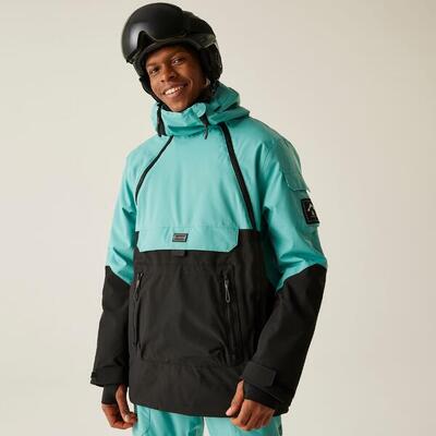T-bar anorak waterdichte ademende isolerende ski-jas voor heren