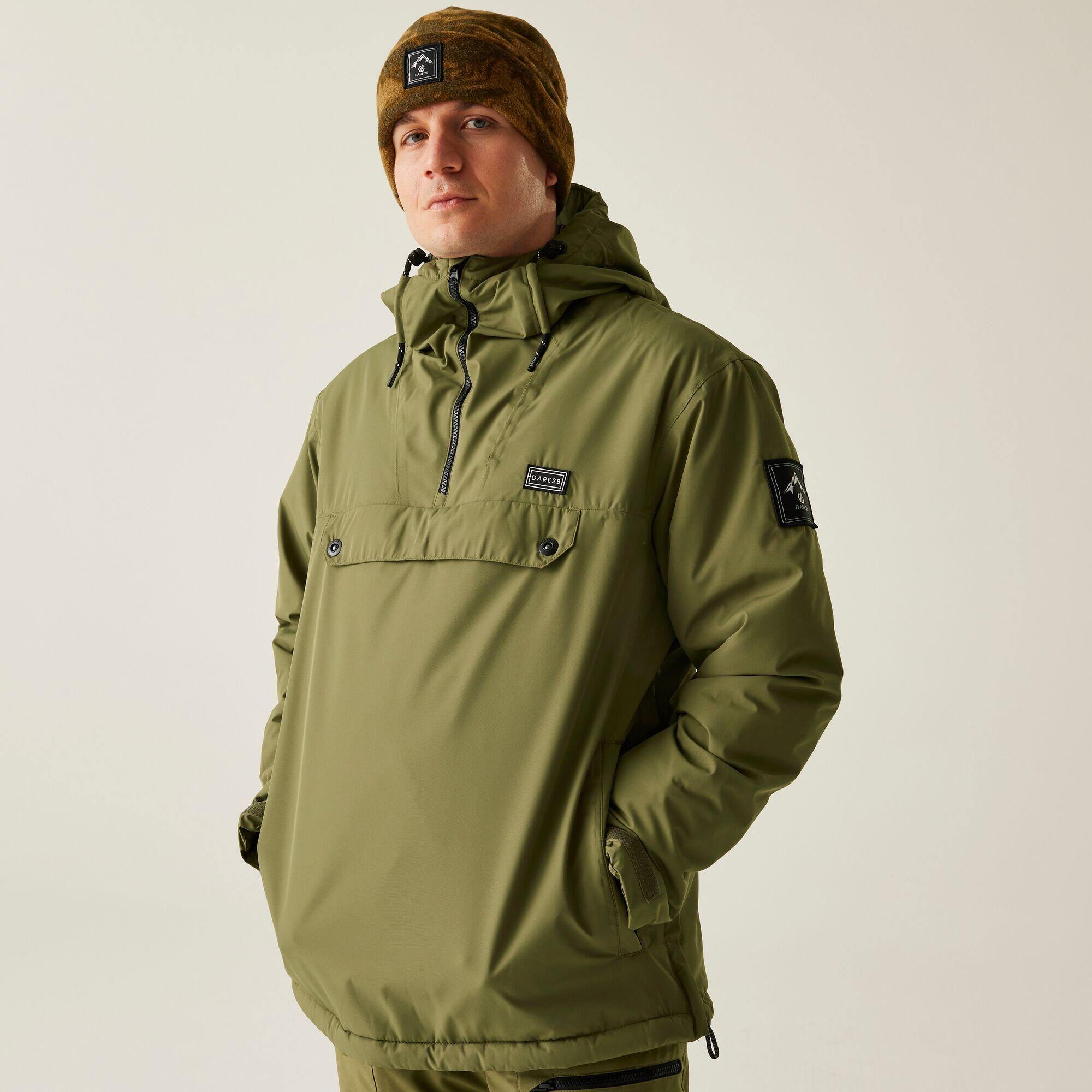 Dare 2b - Veste De Ski Freeride Overhead Imperméable Et Respirante Pour Hommes - Doudoune Synthétique - Marron|vert - Decathlon