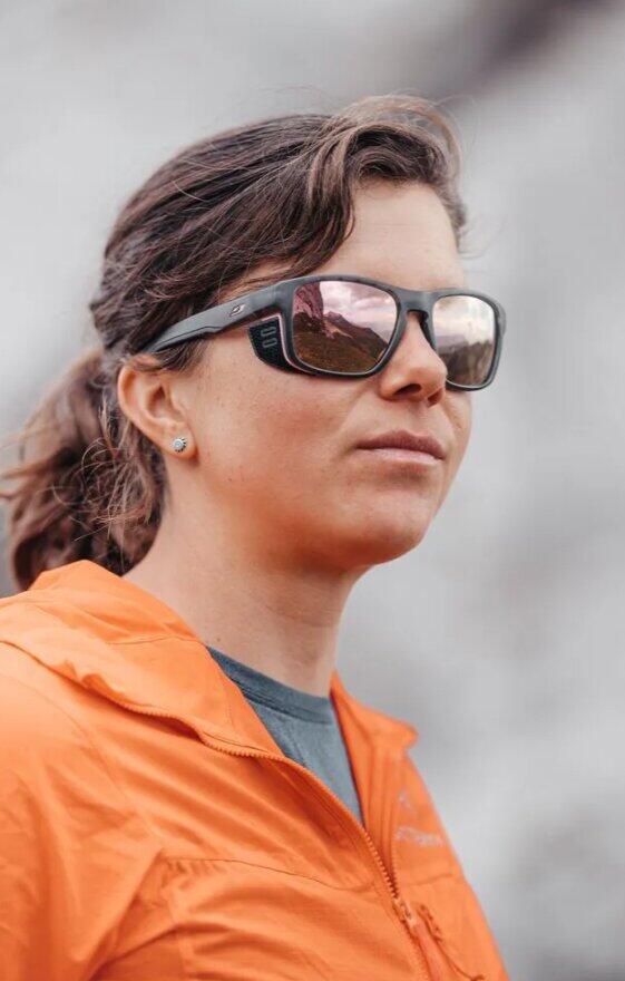 Lunettes de soleil Julbo Shield M Gris rose, coques amovibles 7/7