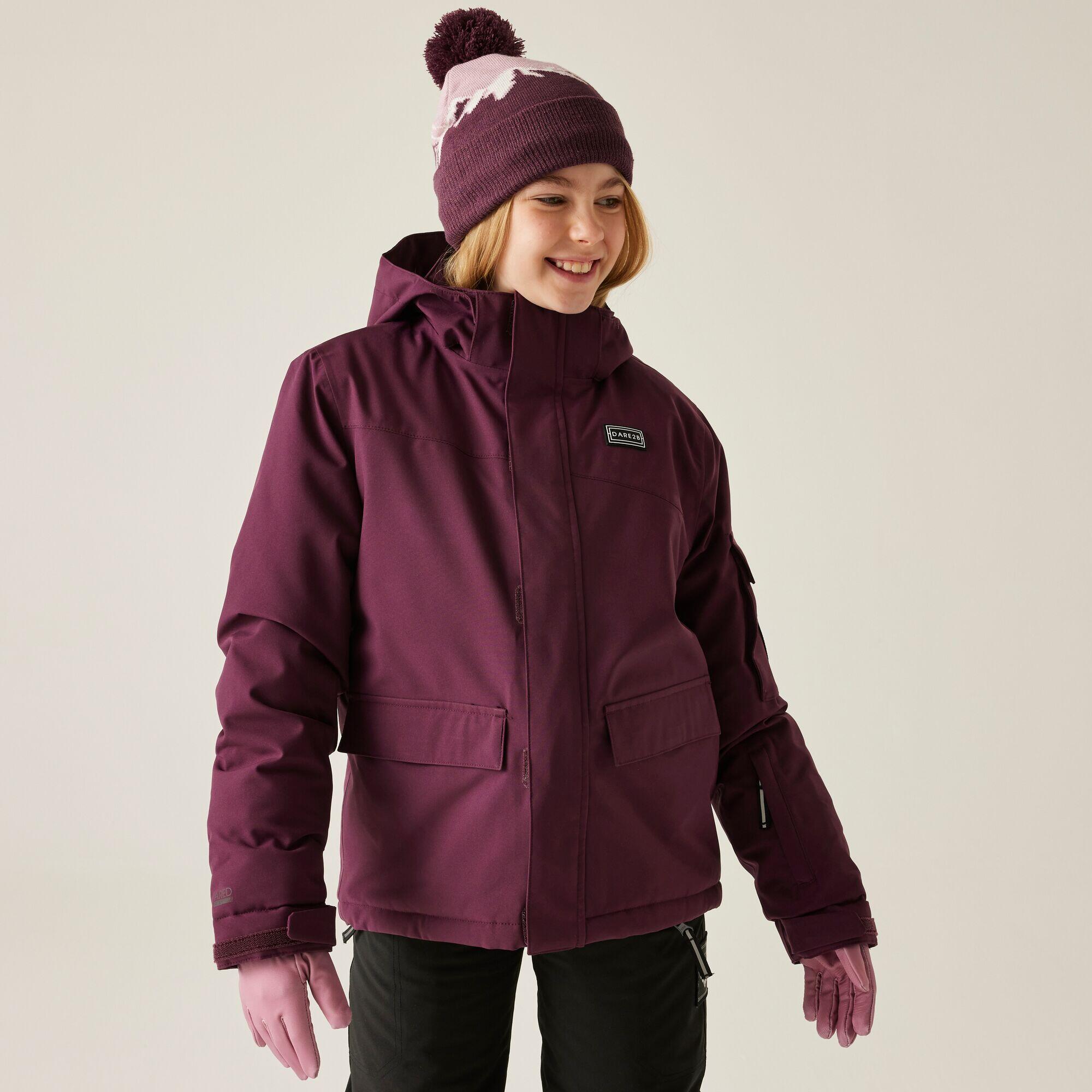 Dare 2b - Veste De Ski Isolée Imperméable Et Respirante Pour Enfants Shredder - Blouson - Violet - 12 À 14 Ans - Decathlon