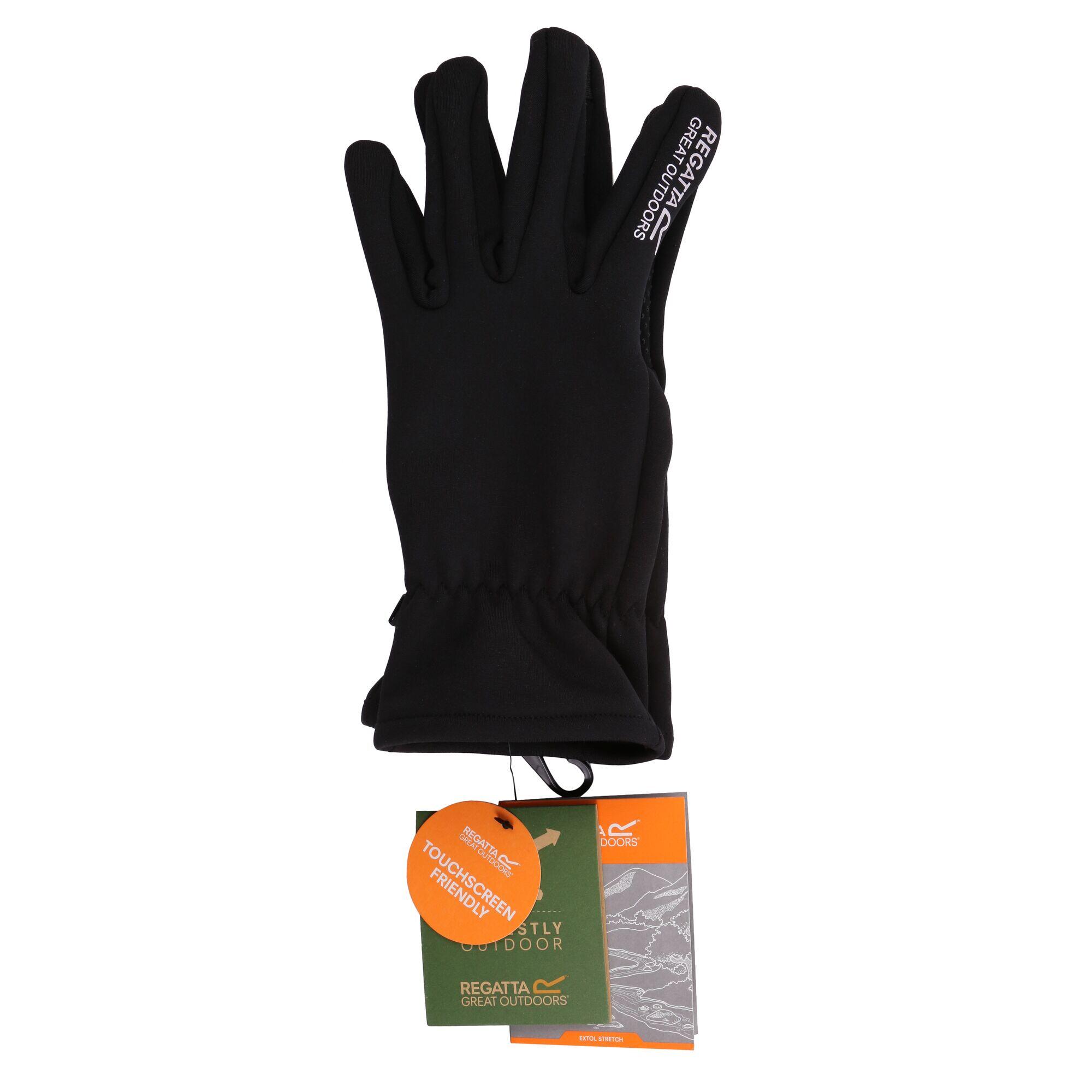 Luvas unisex regatta touchtip techgivil. Preto.