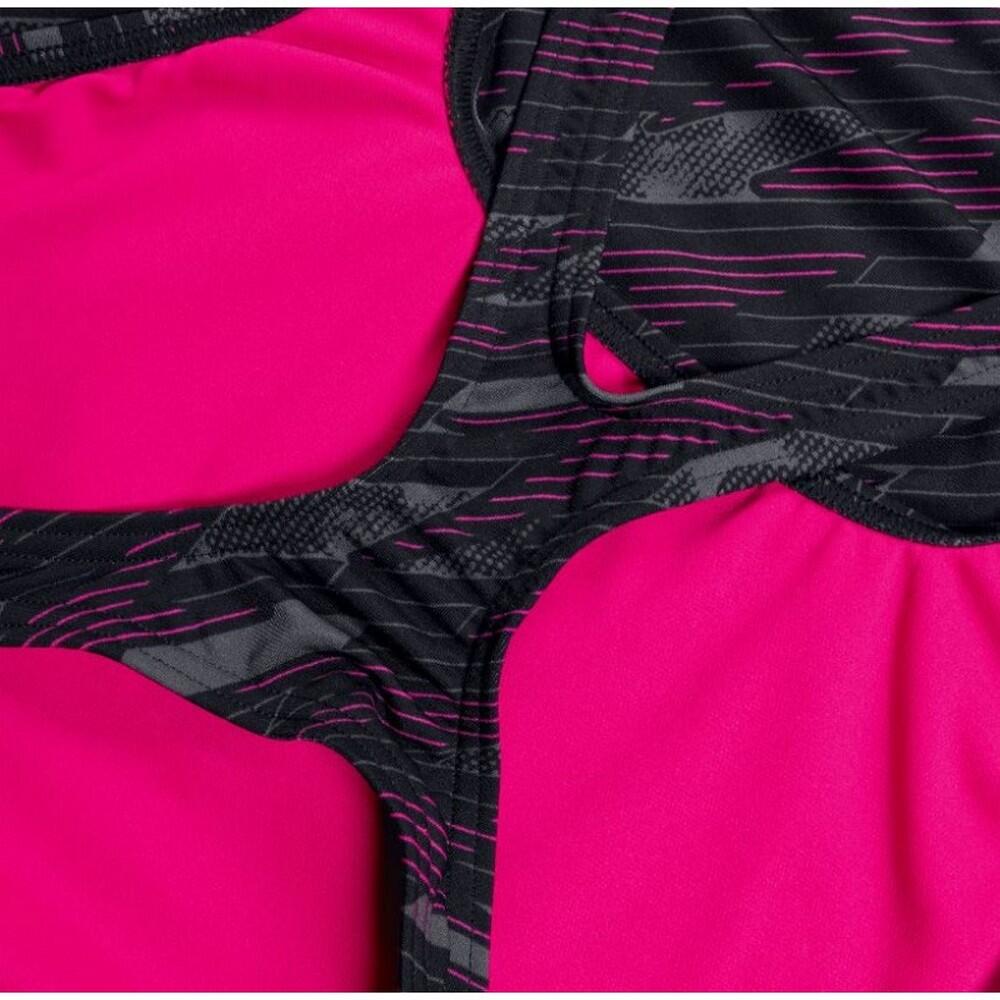 "Hyperboom Medalist" Badeanzug für Damen Schwarz/Pink 4/4
