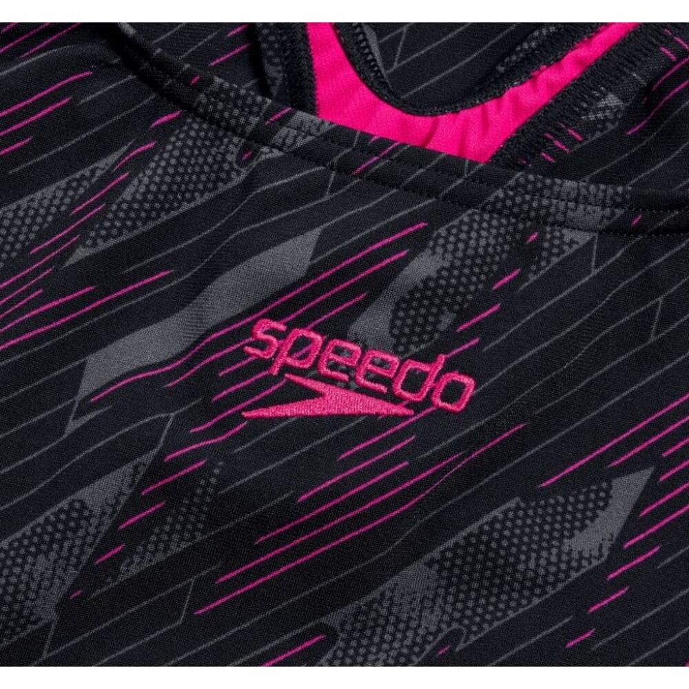"Hyperboom Medalist" Badeanzug für Damen Schwarz/Pink 3/4