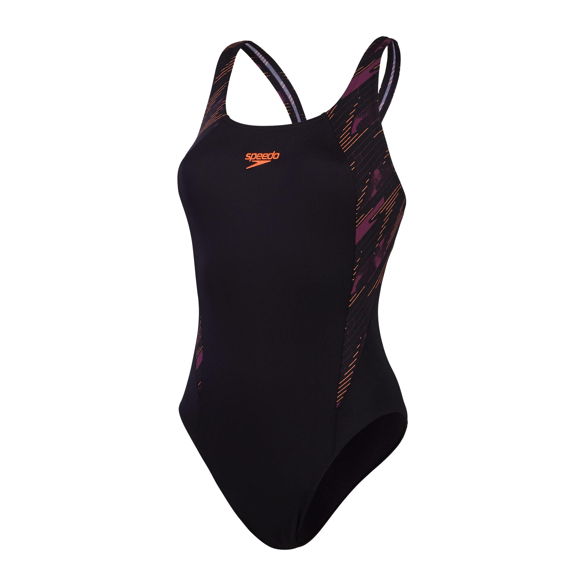 SPEEDO Costume Da Bagno Intero Splice Muscleback Donna Speedo Hyperboom Nero