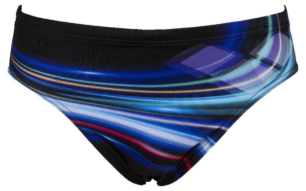 Kąpielówki slipy męskie na basen Arena Flashing Lights Brief