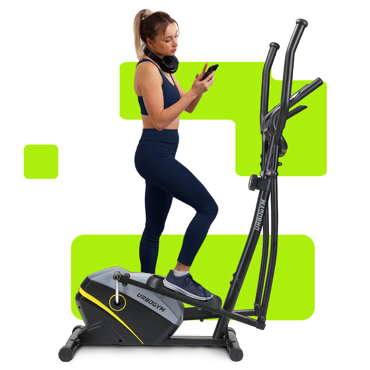 Rower eliptyczny Urbogym Flow Yellow 1/6
