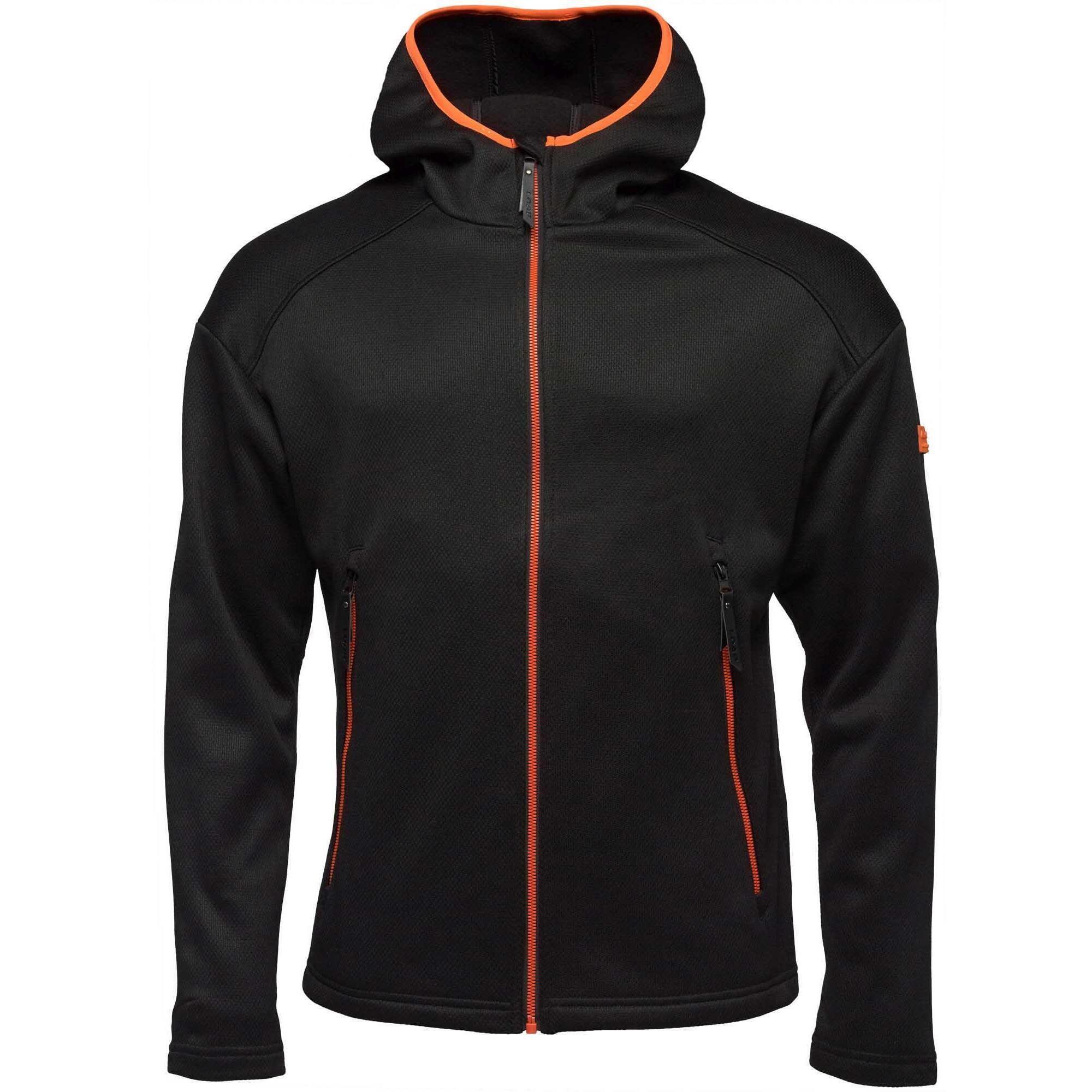 Evs Sports - Pull Sport Homme Loap Ganor Black, S - Sweat Zippé - Jaune|noir|orange - Decathlon