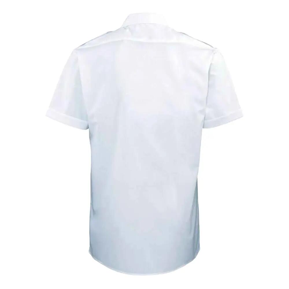 Camicia Da Pilota Maniche Corte Uomo Premier Azzurro 2/3
