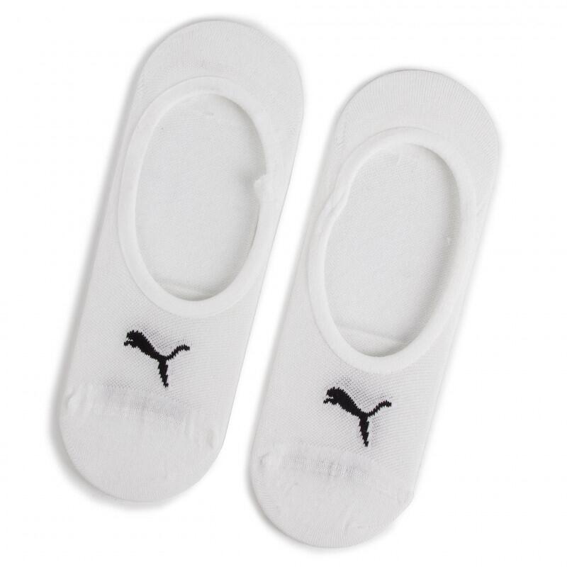 Chaussettes Puma Footie 3 Pack, Blanc, Unisexe 3/4