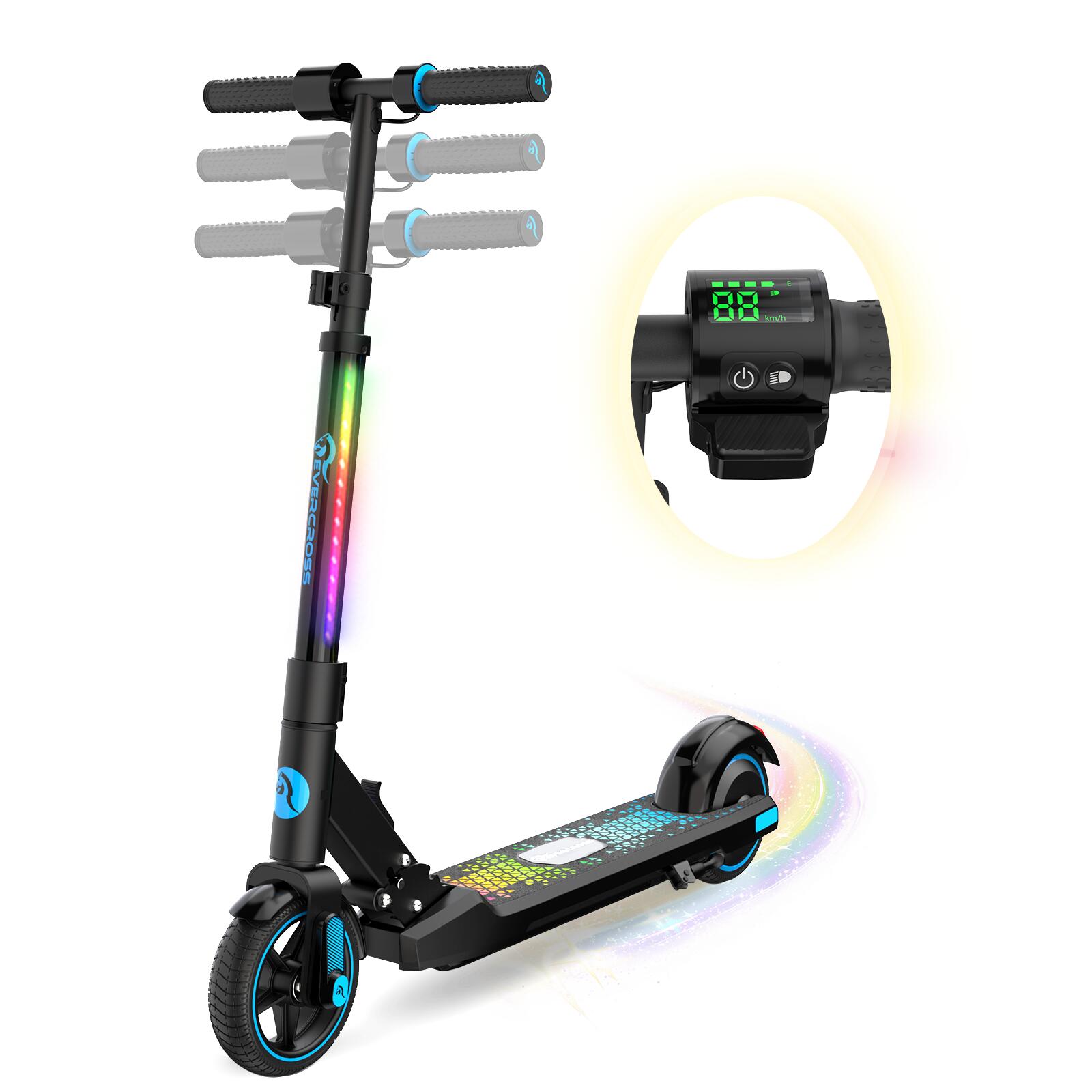 EVERCROSS Opvouwbare Elektrische Step voor Kinderen van 6-12 Jaar EVERCROSS - EV06C Blauw