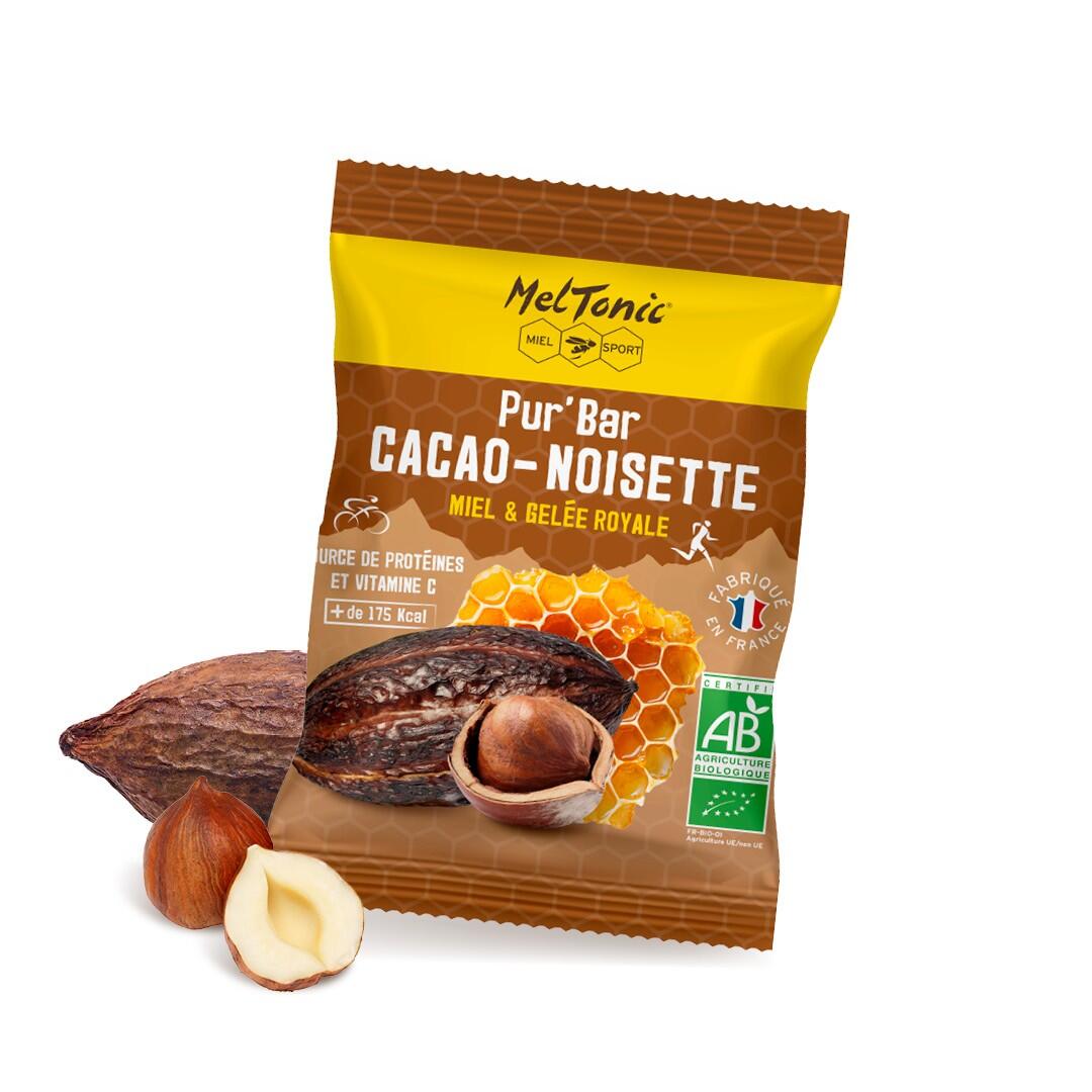 Meltonic - Pur’ Bar Bio Cacao Noisette - Barre Énergétique - 50 G - Decathlon