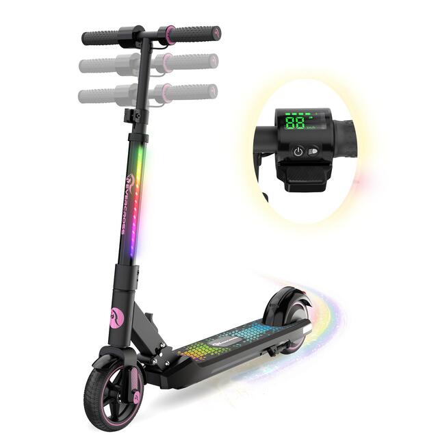Patinete Eléctrico Plegable para Niños de 6-12 Años EVERCROSS - EV06C Rosa