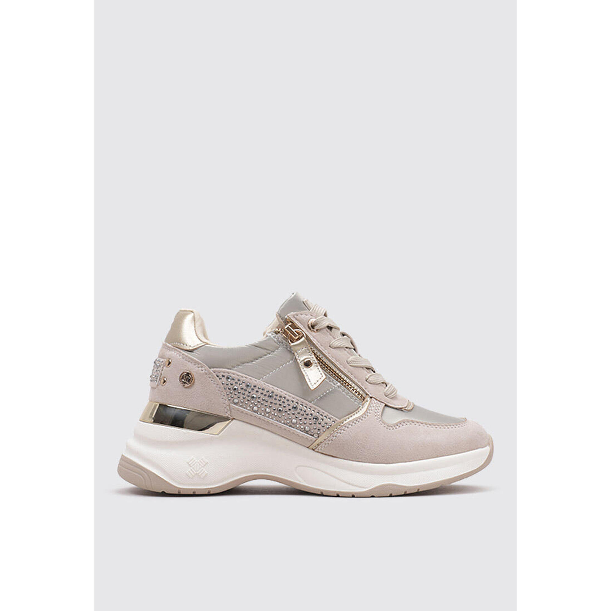 Xti - Chaussure De Randonnée Baskets Femme Xti 143065 Ble - Baskets - Beige - Decathlon