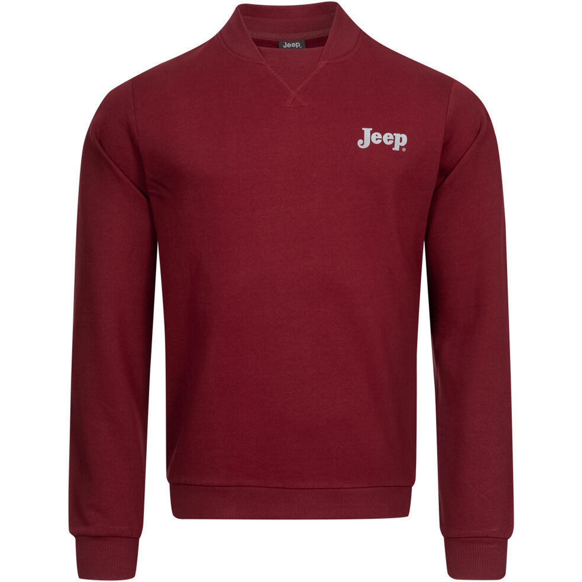 Jeep - Sweat Bomber Neck Jeep® Pour Hommes - Élégance Et Confort - Chemise Manches Courtes - Multicolore - Decathlon