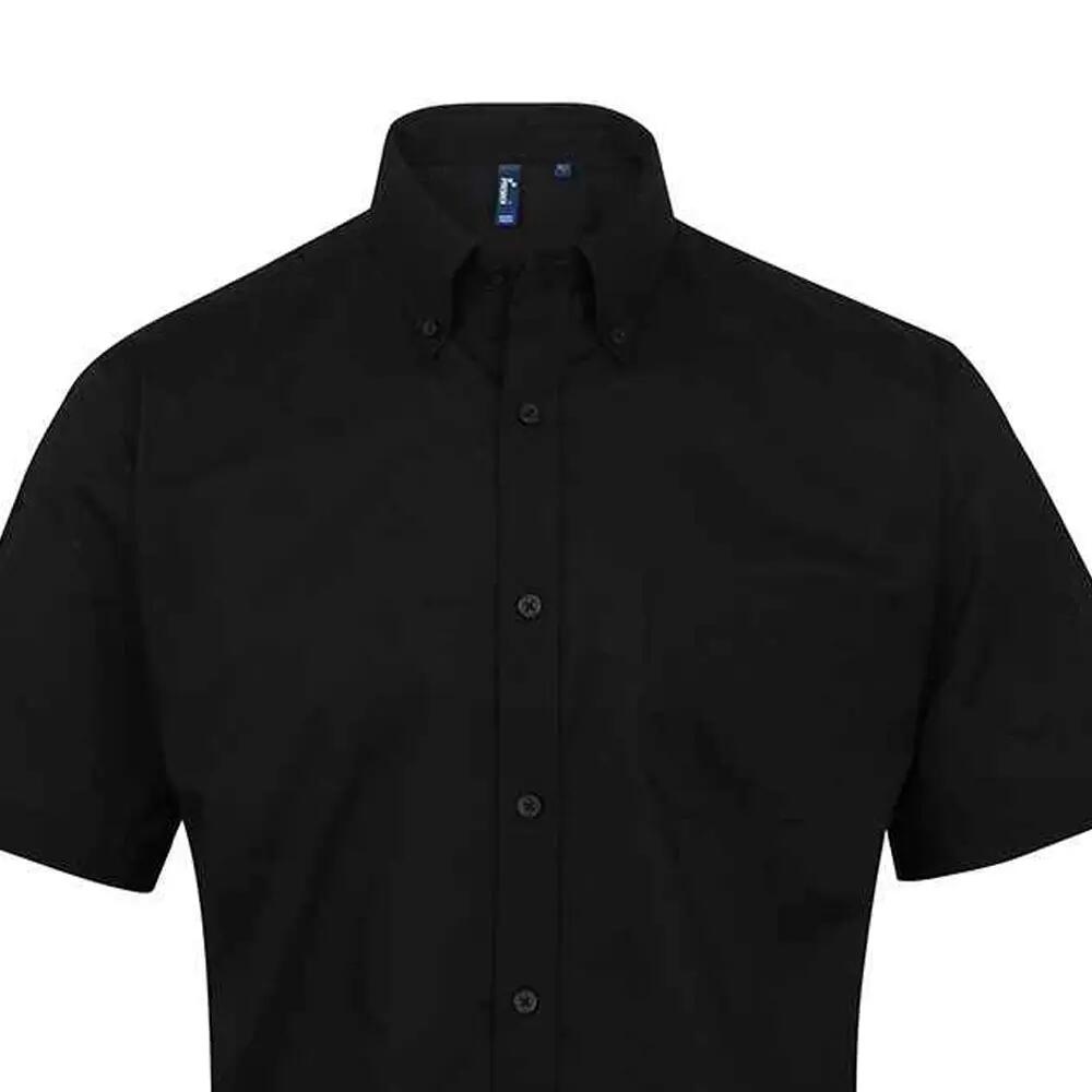 Camicia Maniche Corte Uomo Premier Signature Nero 2/3