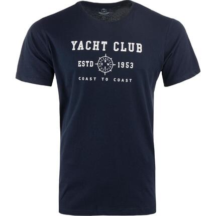 Męska koszulka Corso da Vinci Livenza w kolorze Night Blue - rozmiar M