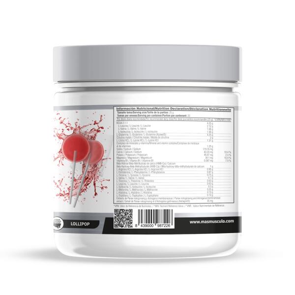 MG Amino Muscle Grow - 500g Sucette de MASmusculo 3/6