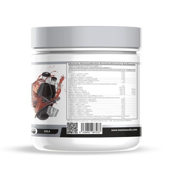 MG Amino - 500g Cola MASmusculo 3/6