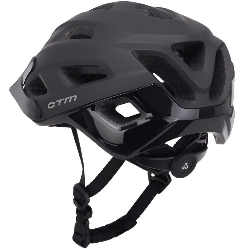 Kask rowerowy dla dorosłych CTM Triton z daszkiem 3/5