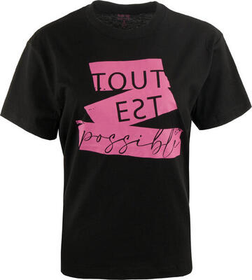 Maglietta Minerva Black per Donne - Comfort e Stile in Cotone Morbido