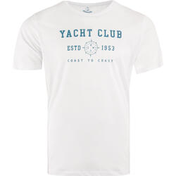 T-shirt homme Corso da Vinci Livenza blanc S