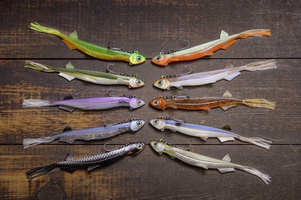 Quantum Pelagic Shad Set Hairy 21 cm 60 gr Appleseed - Roofvis Softbaits 3/3