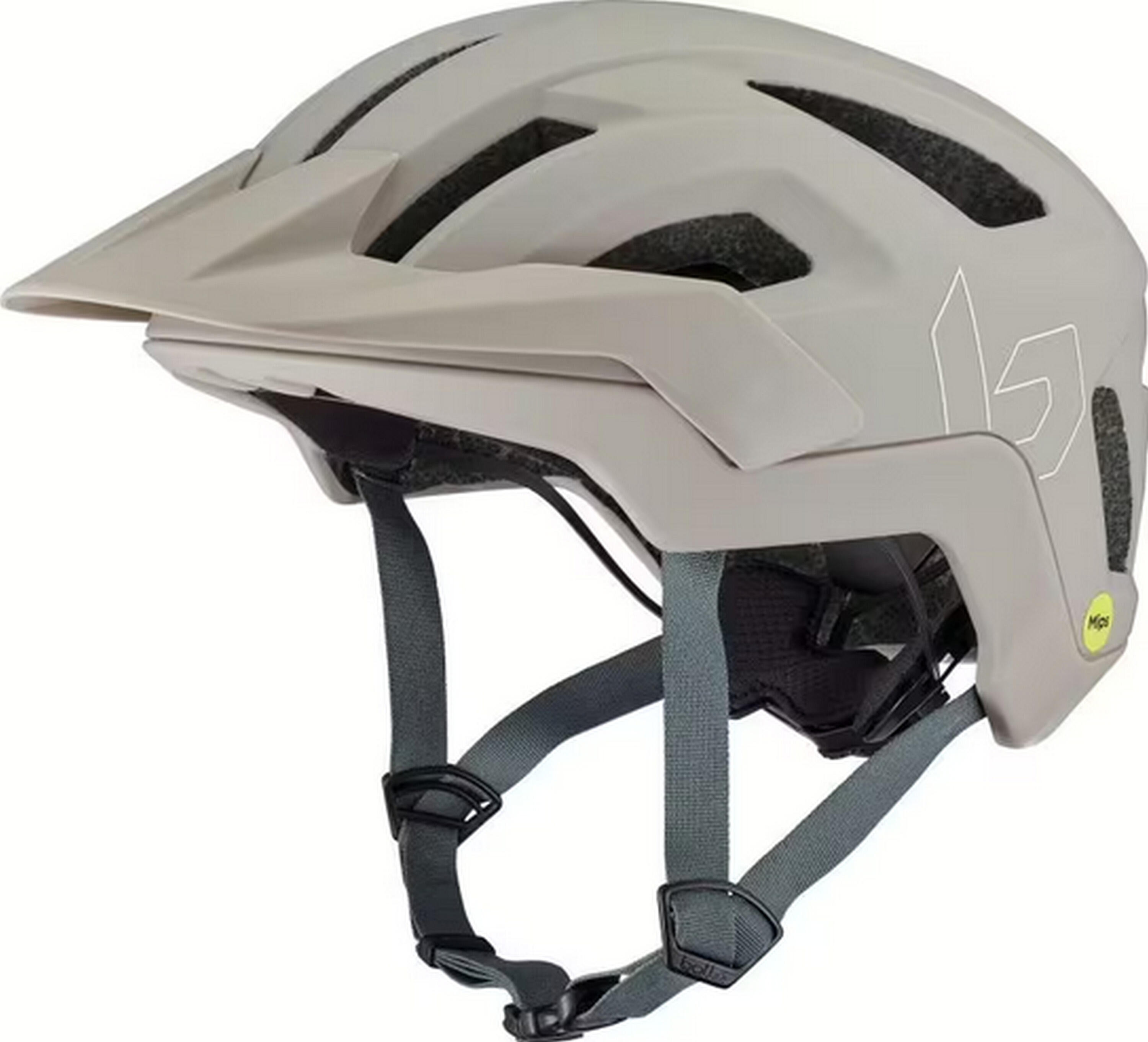 Kask rowerowy MTB „Eco Adapt Mips”, matowy kolor owsiany