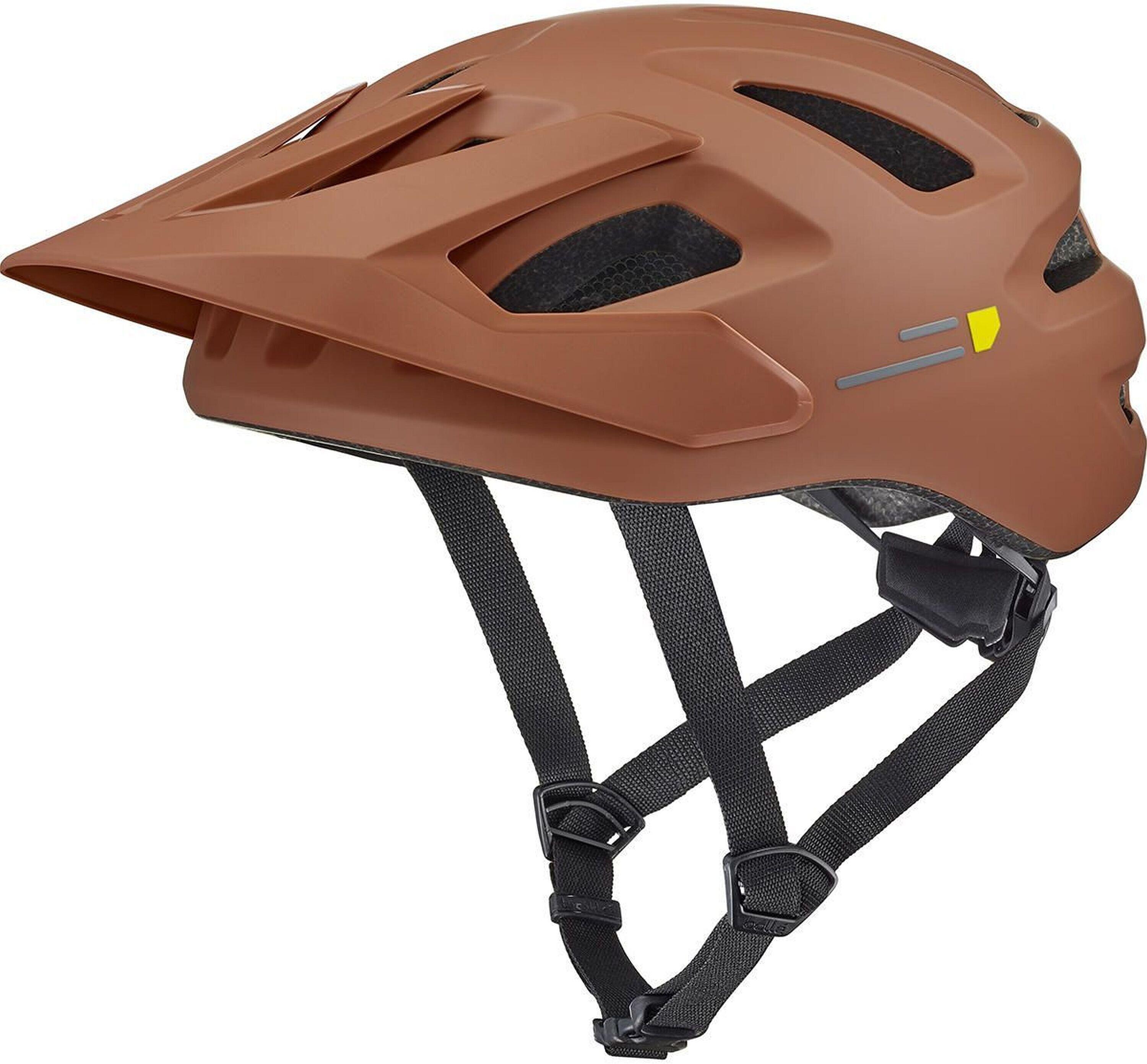 Kask rowerowy MTB „Adapt Pure”, matowy kolor terakota