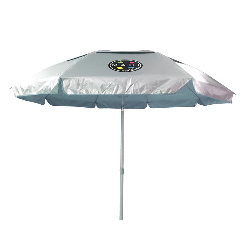 Umbrela plaja Maui&Sons 190 cm, UltraLight, rabatabila, protectie UPF50+, husa