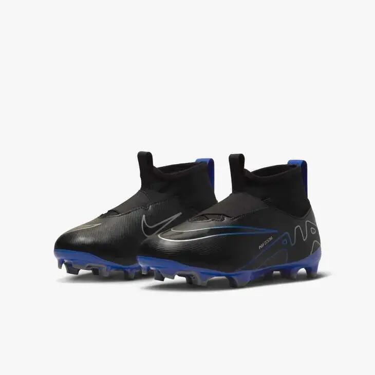 Scarpe da calcio junior mg - multiterreno nike  black/chrome-hyper royal 3/7