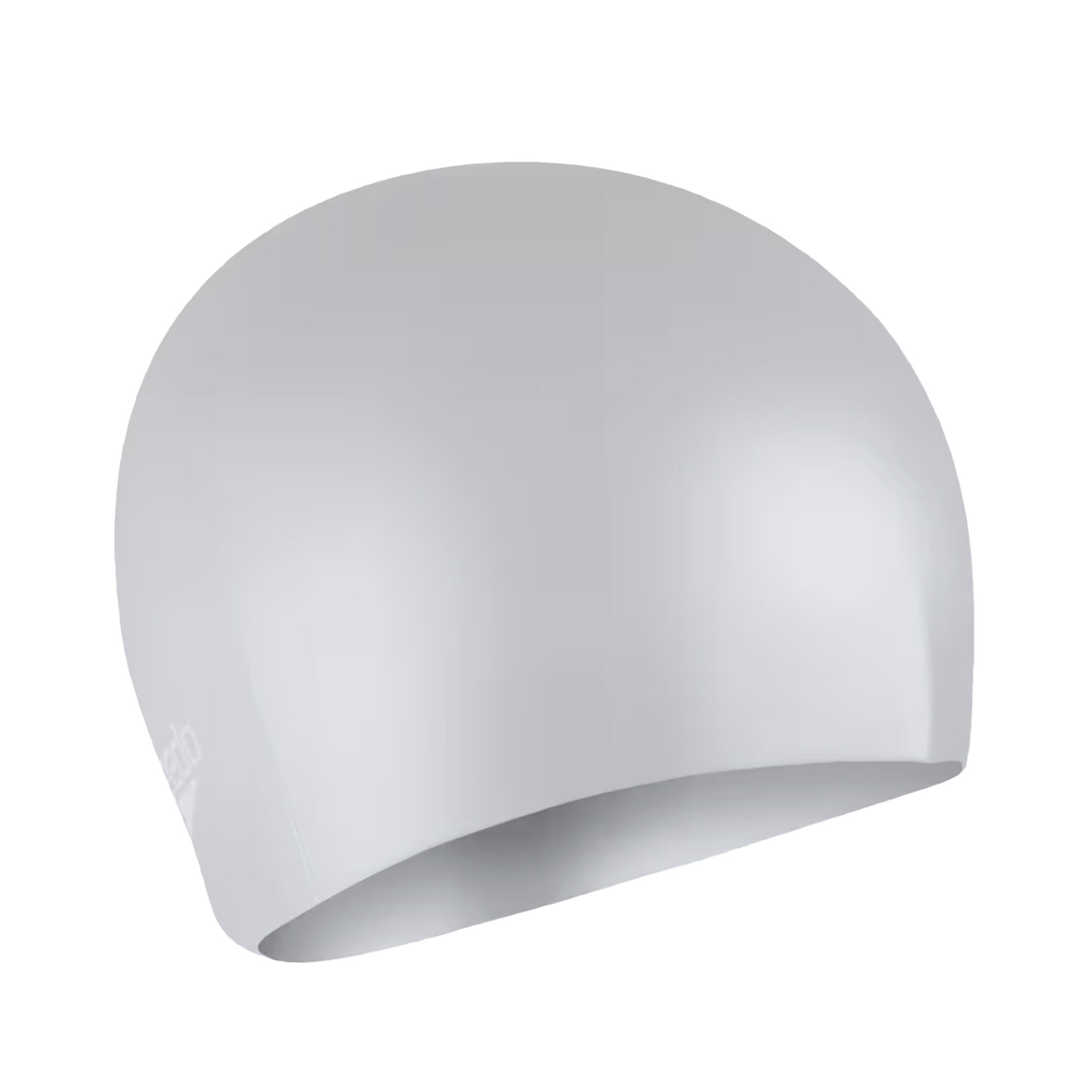 Bonnet De Bain LONG HAIR Adulte (Argenté / Blanc) 3/4